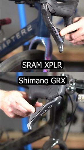 Two groupsets. One gravel rivalry. Shimano GRX ⚙️ vs SRAM XPLR ⚡