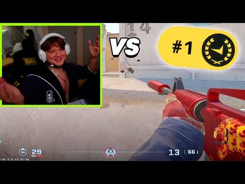 S1MPLE PLAYS VS FACEIT TOP #1 PLAYER!! (ENG SUBS) | CS2