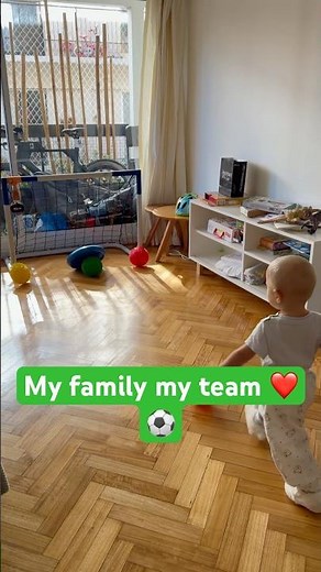 How learning play soccer 1 years old ? ⚽️#usa #soccer #sport #team #cute #ball #americansoccer