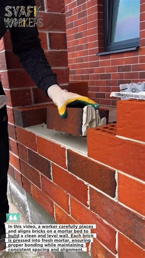 Perfect Brick Laying Technique That Saves Time (Masonry Hack!)