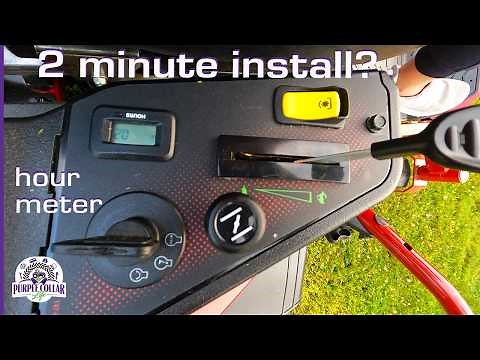 Toro TIMECUTTER hour meter installation in 2 (or 20) minutes