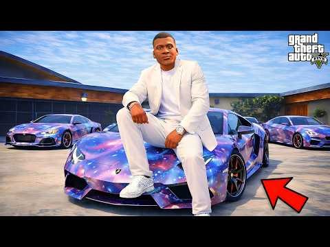 GTA V : Franklin & Shinchan Collect RARE GALACTIC SUPERCARS in GTA 5 ! in Telugu