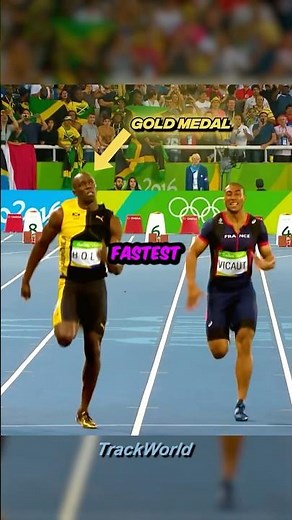 Usain Bolt FASTEST 100M Sprint in Olympic History🤯🔥