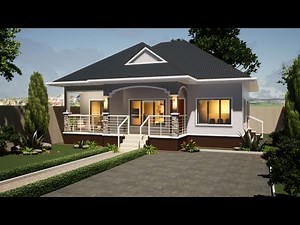 BUNGALOW HOUSE DESIGN WITH AMAZING FLOOR PLAN & INTERIOR WALKTHROUGH