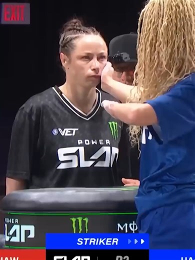 Power of a hitter girl . Can you manager her haha #girl #powerstroke #powerslap #slapface #stripface #slap #sports