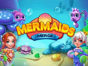 Play Merge Mermaids | Free Online  Games. KidzSearch.com