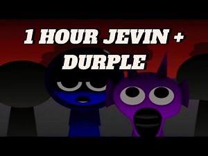 Sprunki Jevin And Durple Scrunkly Phase 2 Sound 1 hour | Horror Mod Full Video