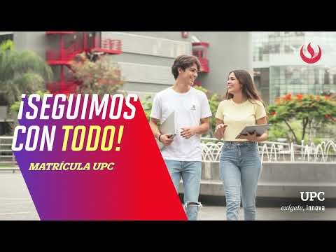 Cómo realizar la Matrícula UPC (Pregrado)