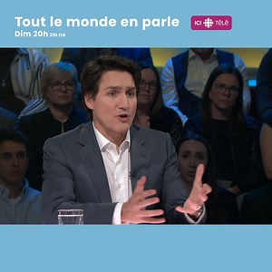 Justin Trudeau est venu défendre son budget déficitaire à l’émission Tout le monde en parle. | Radio-Canada