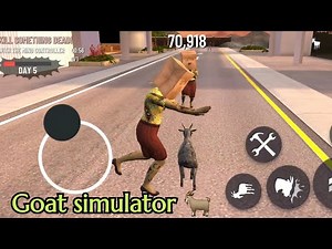 The goat surviving from zombies 🧟‍♂️ Goatz simulator gameplay