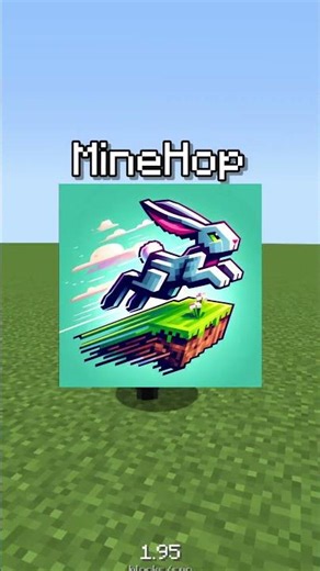 🤨BHOP in Minecraft? MineHop mod #minecraft