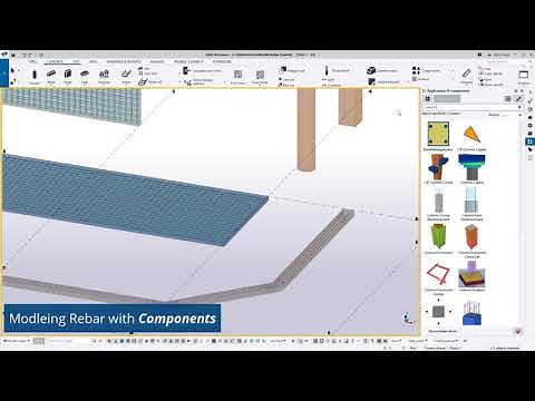 Tekla Structures: Placing and Quantifying Basic Reinforcement