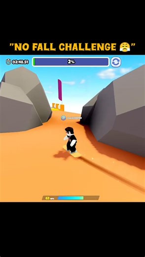 Roblox – No Fall Challenge 😤 #roblox #robloxshorts #robloxgames #robloxedits