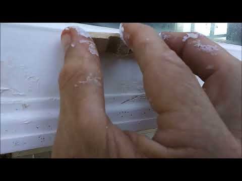 Repairing an External Window Frame After Hail Damage