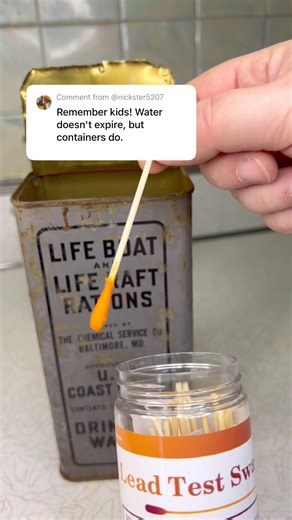 TESTING 81 YEAR OLD DRINKING WATER CAN FOR LEAD!