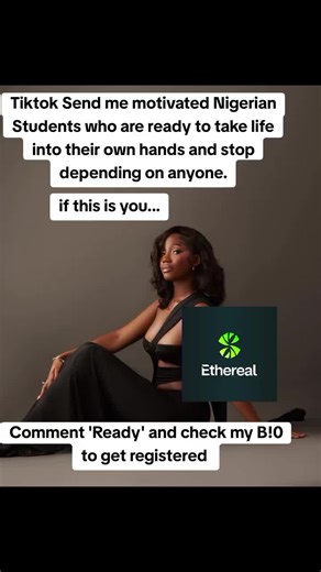 Ethereal platform on TikTok
