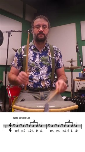 Swiss rudiments: triple ratamaflam