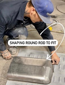 280K views · 4K reactions | Forming round rod to fit edge of panel  | Bad Chad | Facebook