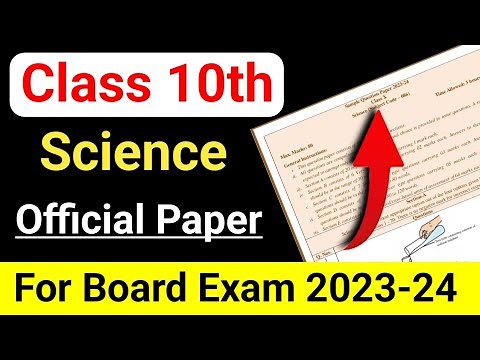 Science Sample Question Paper 2023-24 | Cbse Official Paper | Science Class 10
