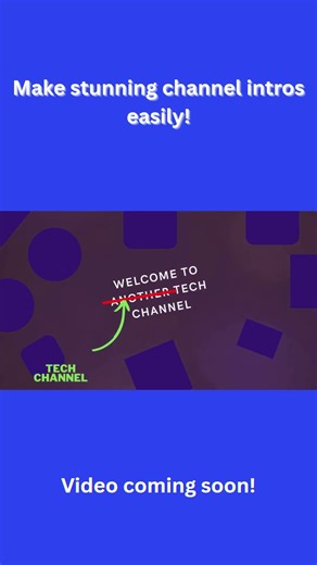 How to make stunning channel intros| easily #cinematic #amnewbutnottheleast
