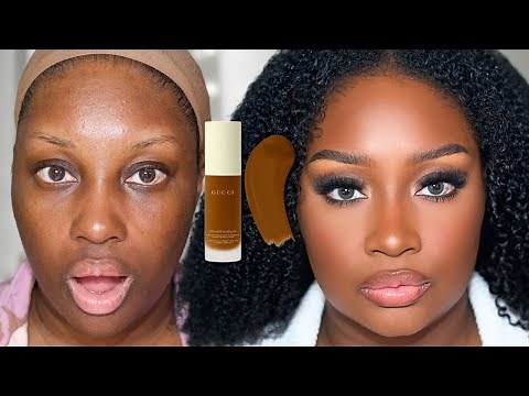 Is Luxury Foundation Better??? GUCCI 24 Hour Full Coverage Luminous Matte Foundation Review