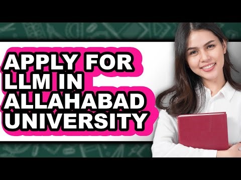 How to Apply for Llm in Allahabad University (full Guide)
