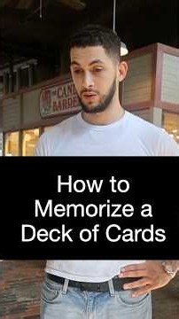 How to Memorize a Deck of Cards (by a Memory Champ!)