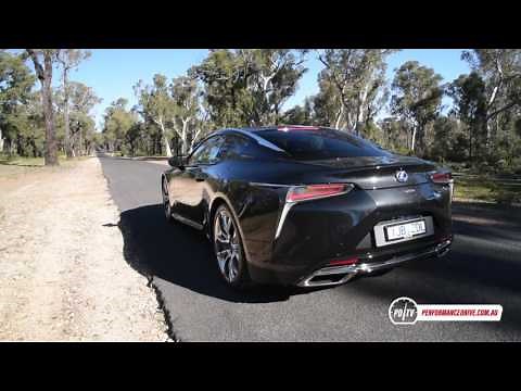 2017 Lexus LC 500h 0-100km/h & engine sound