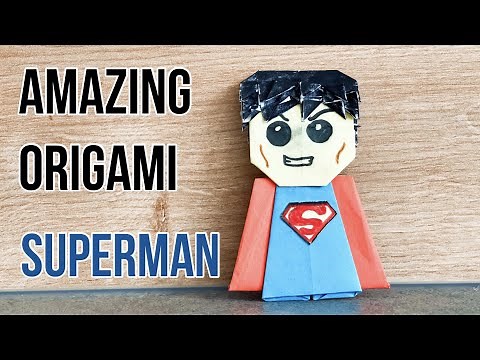 How to make Superman out of paper | DIY Man of Steel of paper | DIY Superman out of paper
