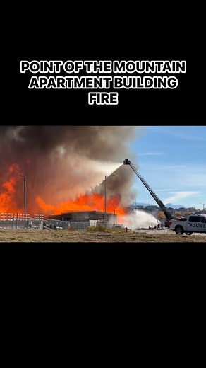 1.8K views | Massive apartment fire at Point of The Mountain this morning. Video here from our Seth Sanders. ABC4 Utah #fire #pointofthemountain | Jordan Tracy | Facebook
