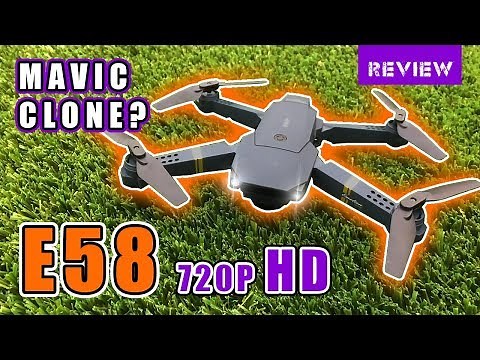 Eachine E58 WIFI FPV Review [Deutsch 🇩🇪 🇨🇭 German] – «Bester» DJI Mavic Pro-Klon?