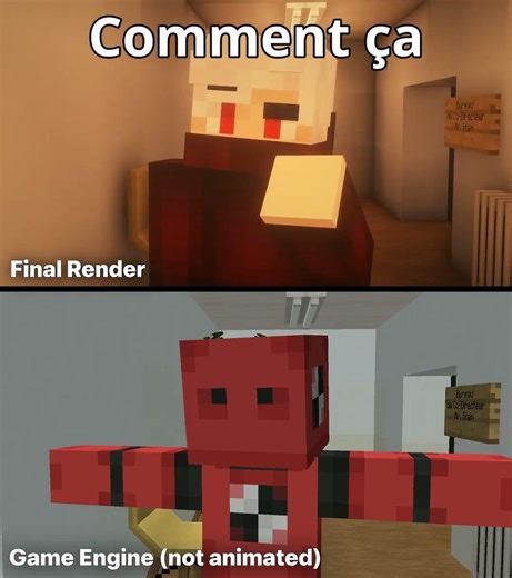 Final Render vs Minecraft Game Engine #45 (Olivier Minne ?!)
