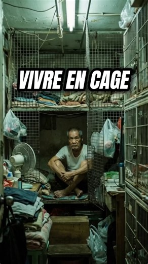 mindpop on Instagram: "Hong Kong est l'une des villes les plus riches du monde. Pourtant, 200 000 personnes y vivent enfermées comme des animaux. Faute d'espace et de moyens, ces habitants louent ce qu'on appelle des "maisons-cages" : un simple lit superposé entouré de grillage métallique. 📏 Surface : 2m². 💰 Loyer : Jusqu'à 250€ par mois. Dans cet espace minuscule, ils doivent tout faire : dormir, manger, stocker leurs maigres affaires. Ce n'est pas un choix de vie, c'est une impasse. Une situ