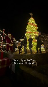 A magical night in Downtown Flagstaff! 🎅✨🎄 | Downtown Flagstaff AZ