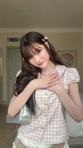 cintageshop💖 | 📧💗Lunar top 490 baht S-XL เปิดตัวสีใหม่ Milk check , Daisy cream , Toffee picnic , Polka pink brown **ไซส์มาตามที่เขียนนะค้า... | Instagram