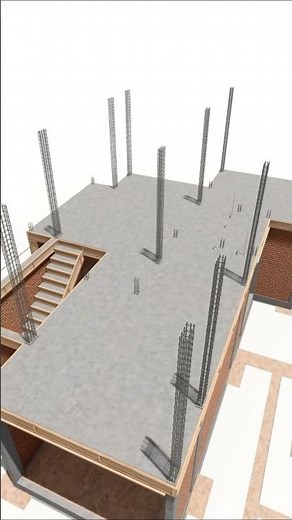 House construction process animation #houseconstruction #buildingconstruction #construction