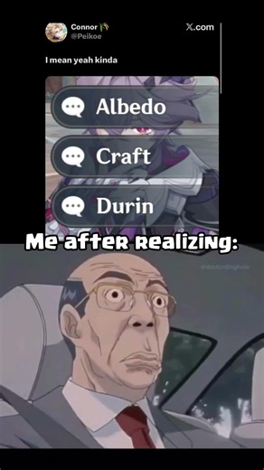 Albedo craft Durin #genshinimpact