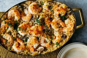Shrimp Scampi Tetrazzini