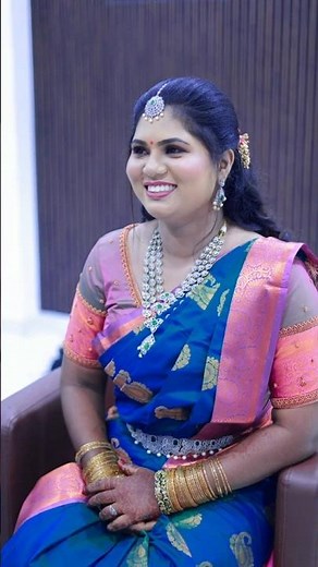 🫠Her Beauty And Smile Will Blow You Away🥰Beautiful Bridal Makeup By Trichy Makeup Artist REKHAS💋