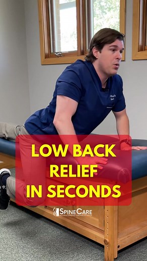 Relieve Lower Back Pain in Seconds