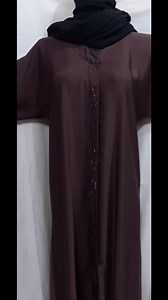 nida stuff front open stone abaya without stole Price: Rs. 2400/- Cash on delivery all over Pakistan To place an order, Please inbox us or Whatsapp 03465040696 / Call 03365052508 | Abaya and Hijab Collection
