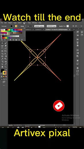 Creative Radial Line Pattern Design | Illustrator Tutorial