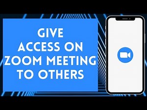How To Give Access In Zoom Meeting To Others | Enable Screen Sharing On Zoom Meeting 2024