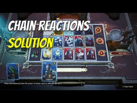 Chain Reactions Solution - Card Carnival Queen's Blood Challenge | Final Fantasy 7 Rebirth