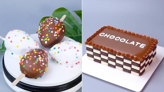 Chocolate Pops and Checkerboard Cake