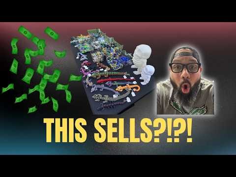 What I Actually Sell at 3D Printing Markets (Real Sales Data)