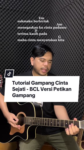 Tutorial Gampang Cinta Sejati - BCL Versi Petikan Gampang #cintasejati #bcl #sandikw #belajargitar #petikangitar
