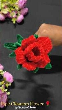 💖 DIY Rose Flower in just 1 minutes! Easy & satisfying 😍 | Handmade rose that never fades 🌹