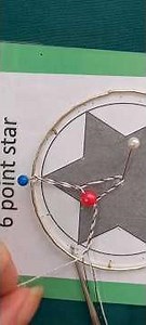 Star in a Ring 4 - sewing into the ring