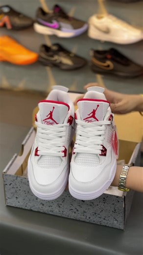 Jordan 4 Metallic Red | Message po kayo sa aming facebook page: XIAN KICKS or Click the link on my bio.